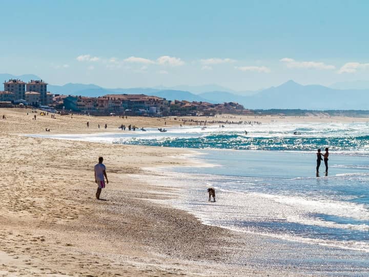 Hossegor, plus belles plages des landes, sud-ouest de la France