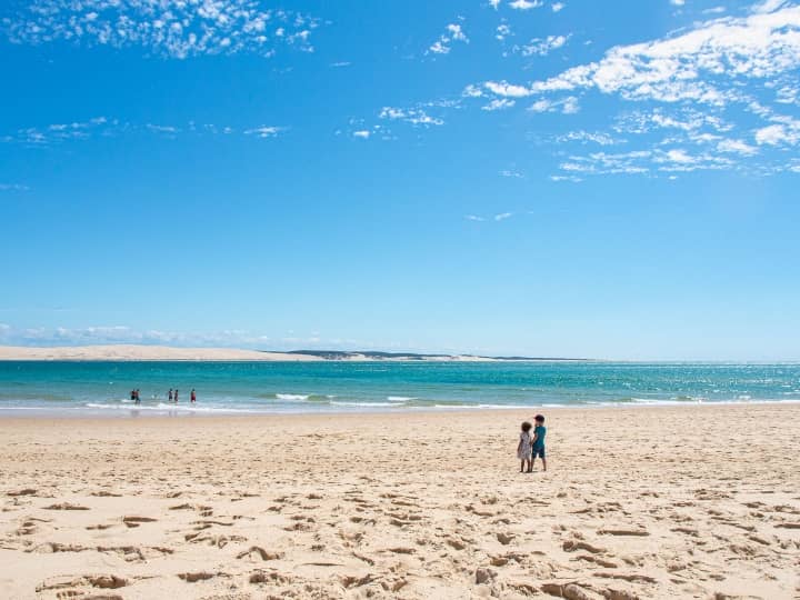 Le pointe Cap Ferret, plus belles plages de Gironde, sud-ouest de la France