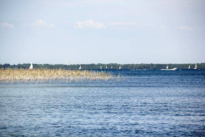 Lac d'Hourtin, la vélodyssée en Gironde